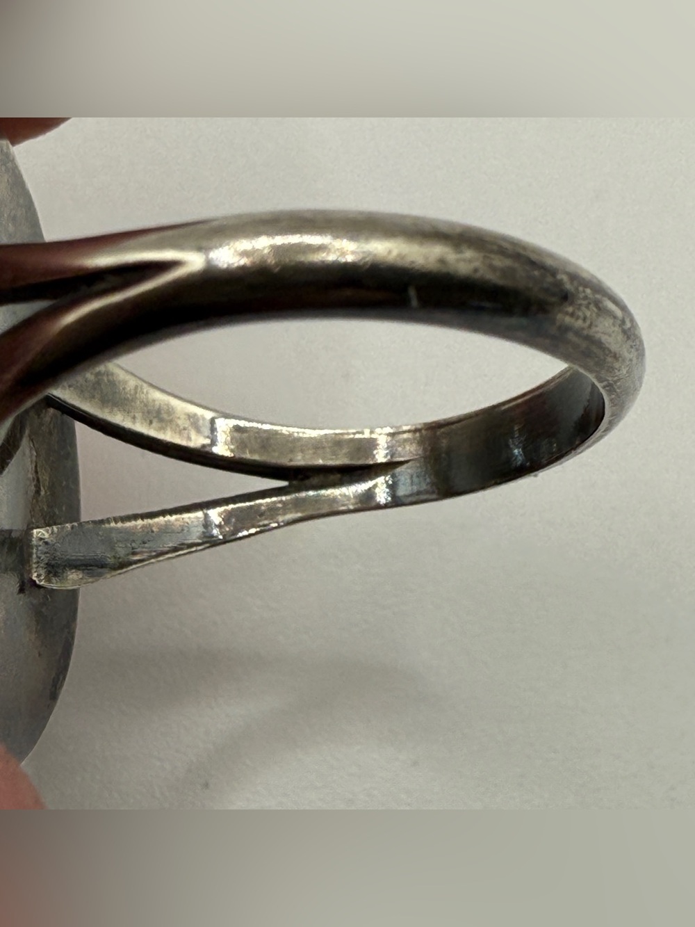 Vintage Navajo Sterling Silver Turquoise Ring 925 size 6.5 Really pretty stone! - Picture 6 of 14